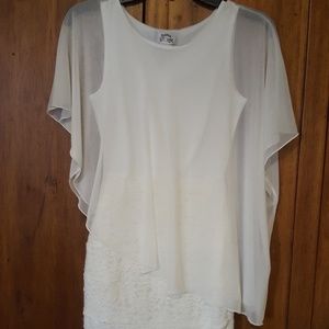 White cocktail dress